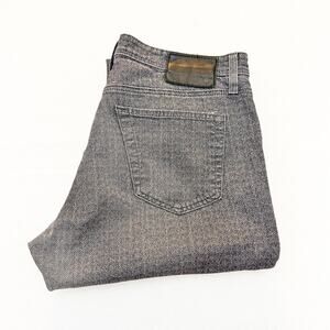 AG Men's Everett Slim Straight Chevron Patterned Print Denim Jean SZ 32x34